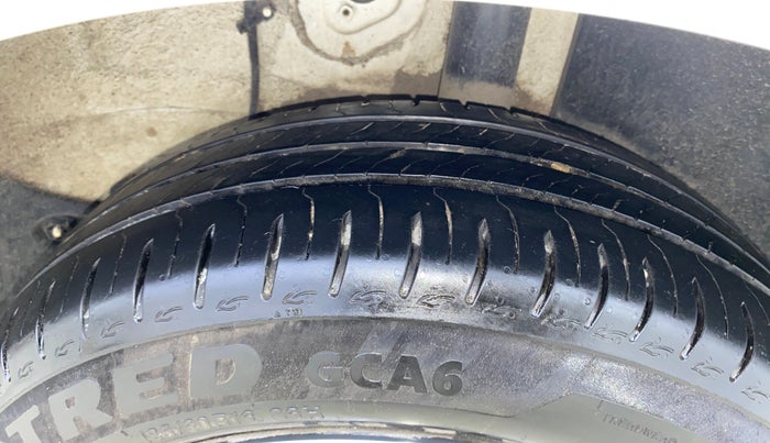 2024 Tata ALTROZ XZA + SUNROOF, Petrol, Automatic, 5,572 km, Left Rear Tyre Tread