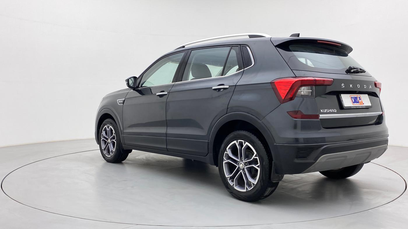 2021 Skoda KUSHAQ STYLE 1.0TSI AT, Petrol, Automatic, 14,897 km, Left Back Diagonal