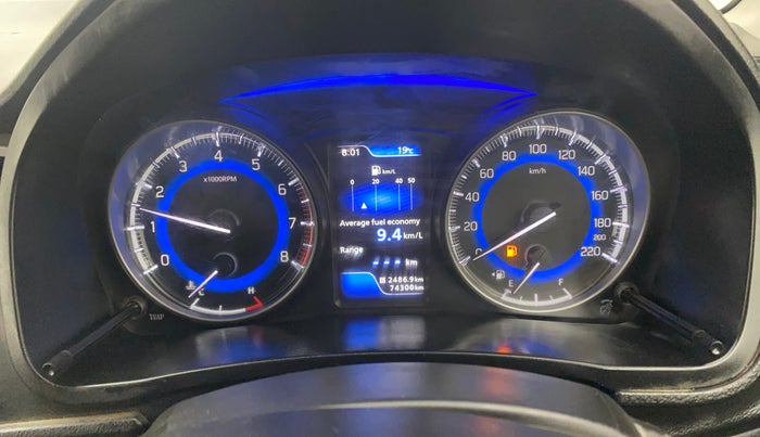 2021 Maruti Baleno ZETA PETROL 1.2, CNG, Manual, 74,299 km, Odometer Image