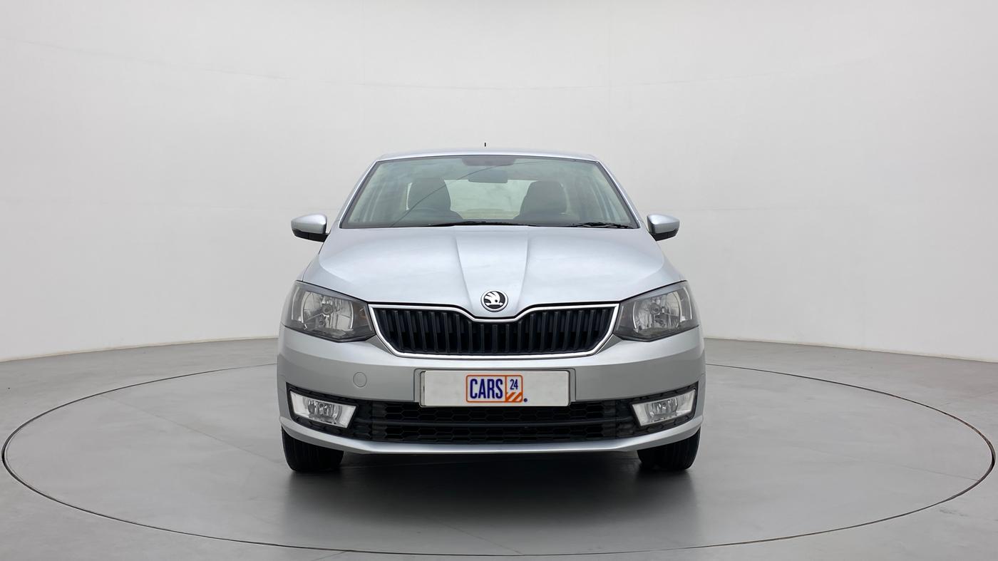2017 Skoda Rapid AMBITION 1.6 MPFI MT, Petrol, Manual, 84,381 km, Front