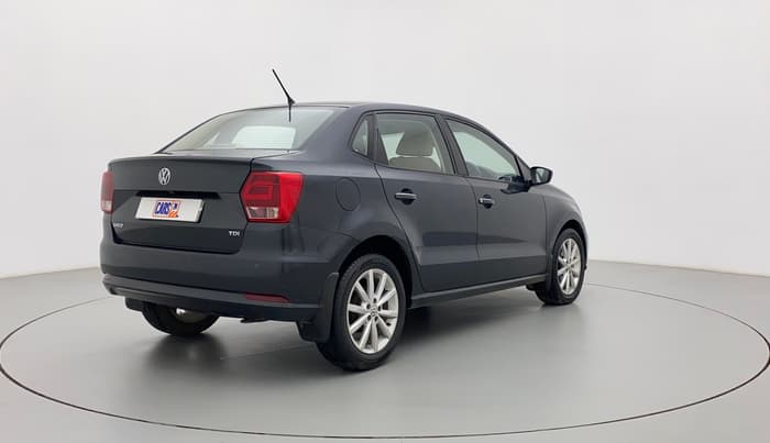 2017 Volkswagen Ameo HIGHLINE PLUS 1.5L AT 16 ALLOY, Diesel, Automatic, 46,741 km, Right Back Diagonal