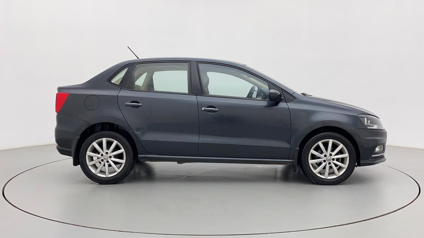 2017 Volkswagen Ameo HIGHLINE PLUS 1.5L AT 16 ALLOY, Diesel, Automatic, 46,741 km, Right Side View