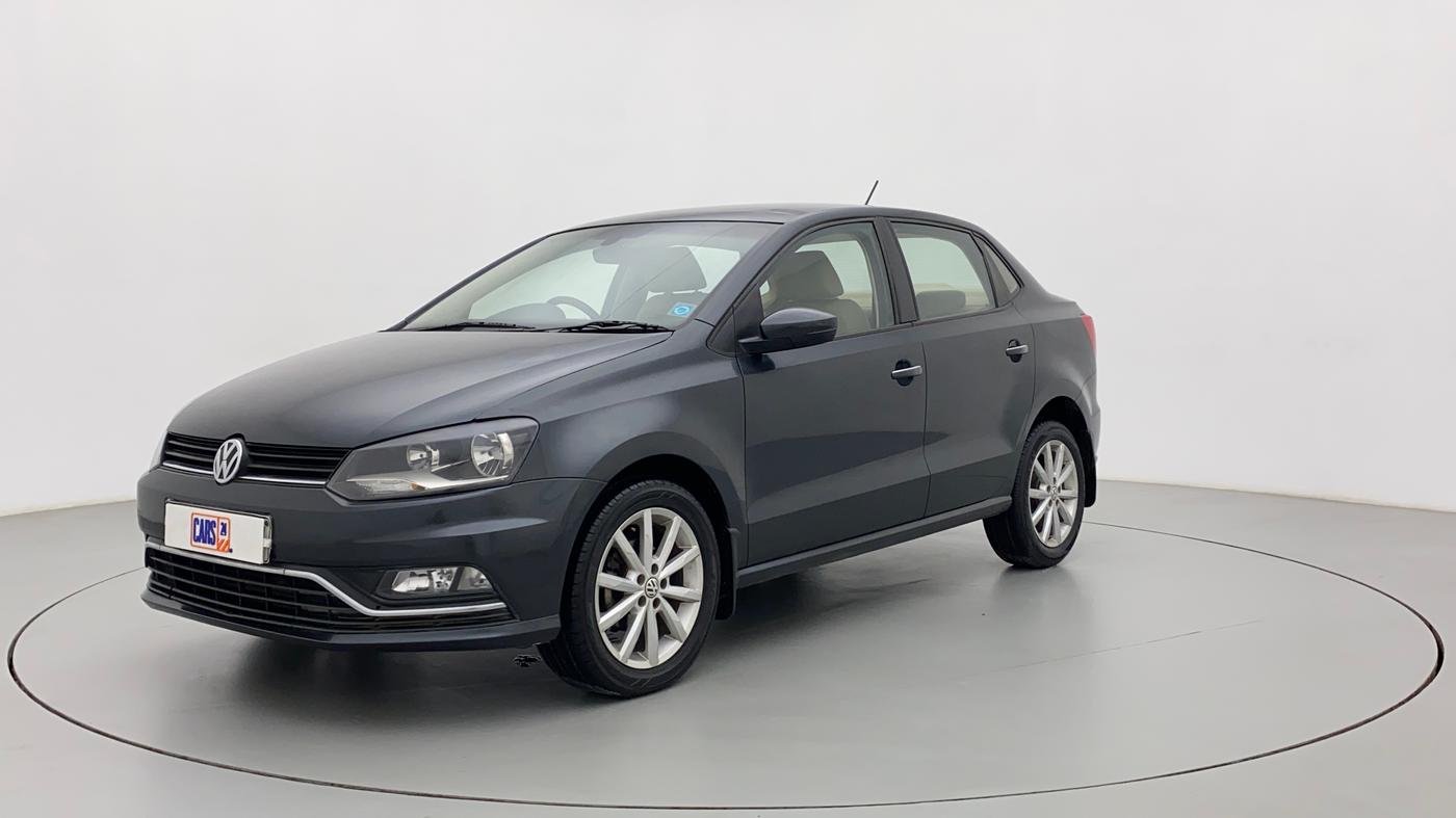 2017 Volkswagen Ameo HIGHLINE PLUS 1.5L AT 16 ALLOY, Diesel, Automatic, 46,741 km, Left Front Diagonal