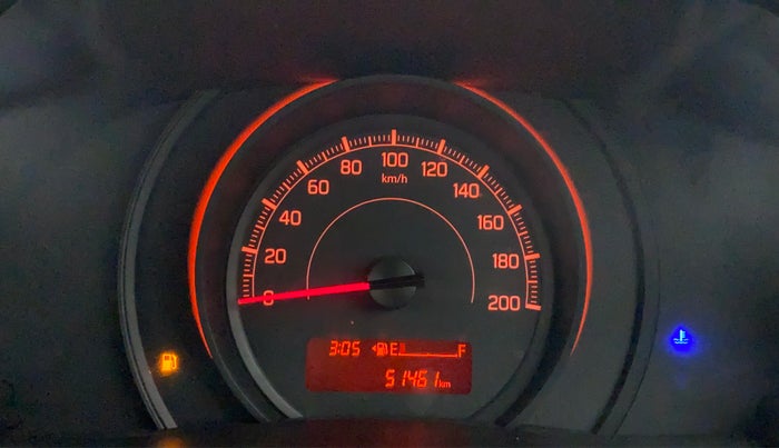 2021 Maruti Swift LXI, Petrol, Manual, 51,558 km, Odometer Image