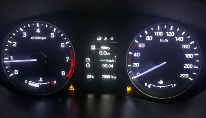 2016 Hyundai Elite i20 ASTA 1.2 (O), Petrol, Manual, 74,023 km, Odometer Image