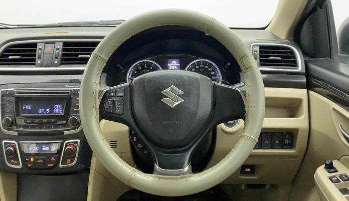 2015 Maruti Ciaz ZXI, Petrol, Manual, 75,992 km, Steering Wheel Close Up