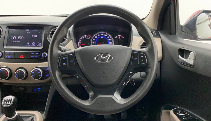 2019 Hyundai Grand i10 SPORTZ 1.2 KAPPA VTVT, Petrol, Manual, 64,501 km, Steering Wheel Close Up