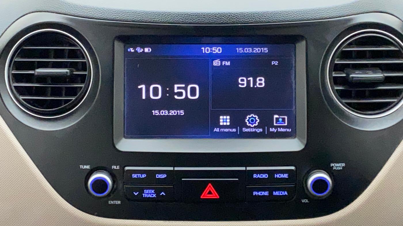 2019 Hyundai Grand i10 SPORTZ 1.2 KAPPA VTVT, Petrol, Manual, 64,501 km, Infotainment System