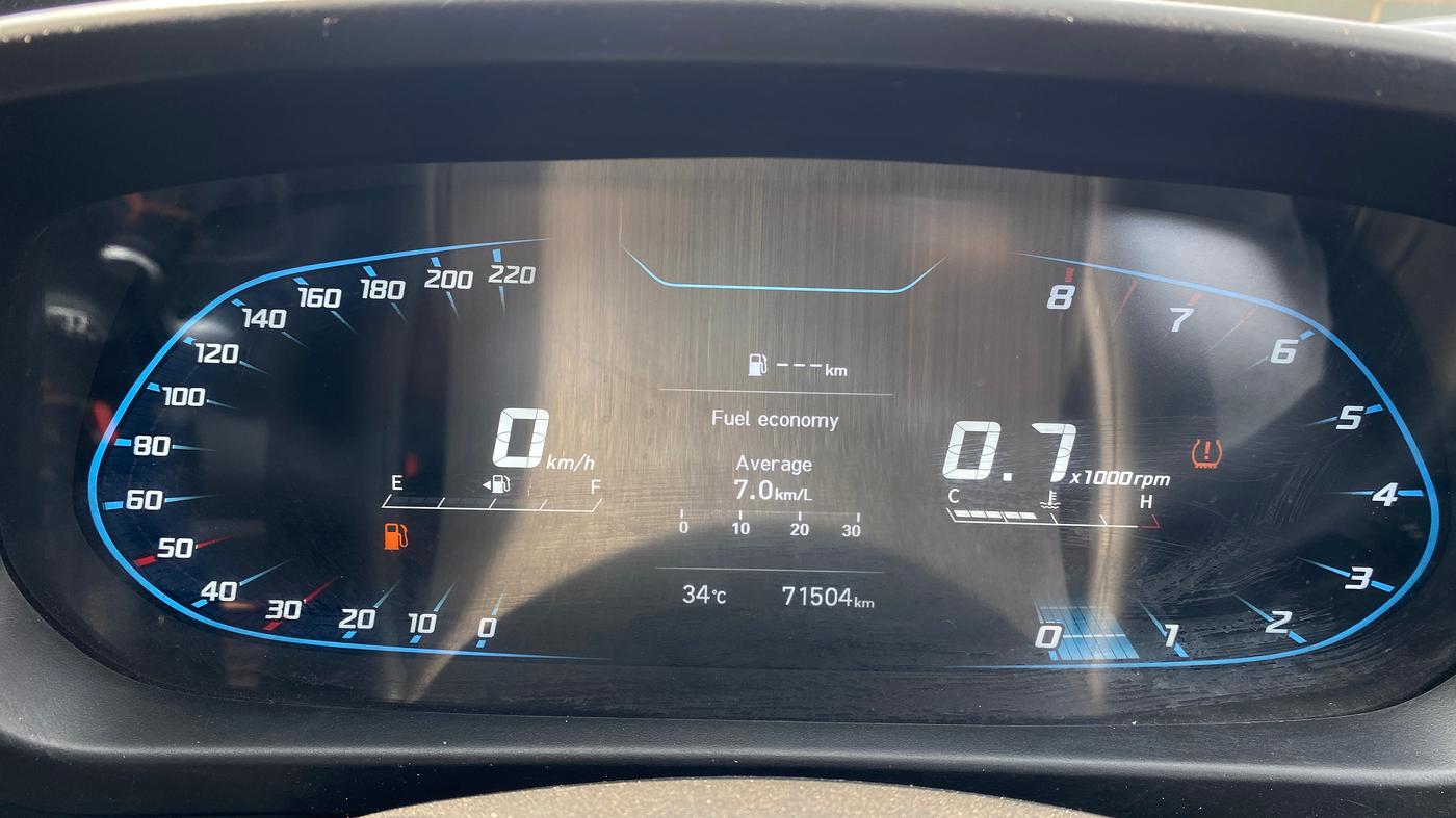 2021 Hyundai NEW I20 ASTA (O) 1.2 MT, CNG, Manual, 71,497 km, Odometer Image