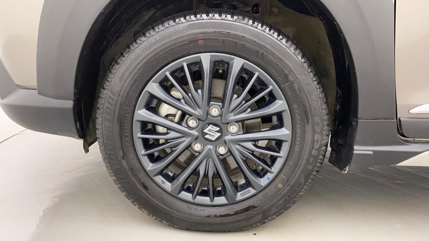 2021 Maruti XL6 ZETA SHVS, Petrol, Manual, 7,307 km, Left Front Wheel