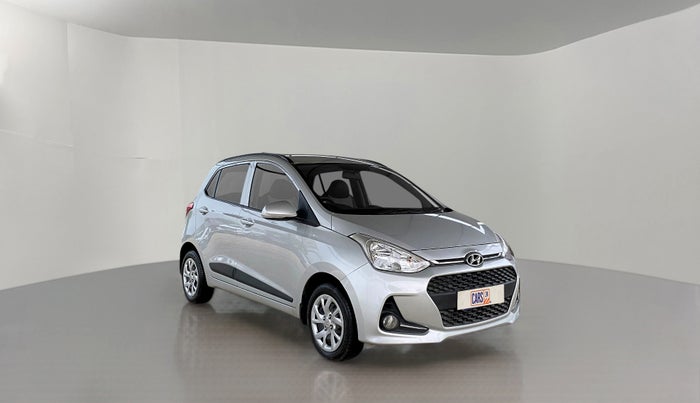 2018 Hyundai Grand i10 SPORTZ 1.2 KAPPA VTVT, Petrol, Manual, Right Front Diagonal