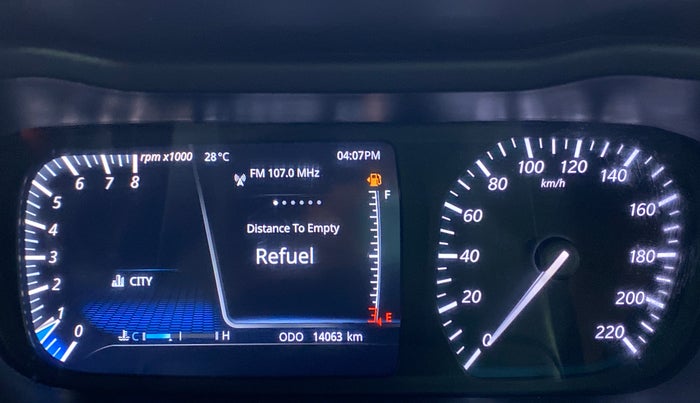 2021 Tata ALTROZ XZ + 1.2 RTN, Petrol, Manual, 14,078 km, Odometer Image