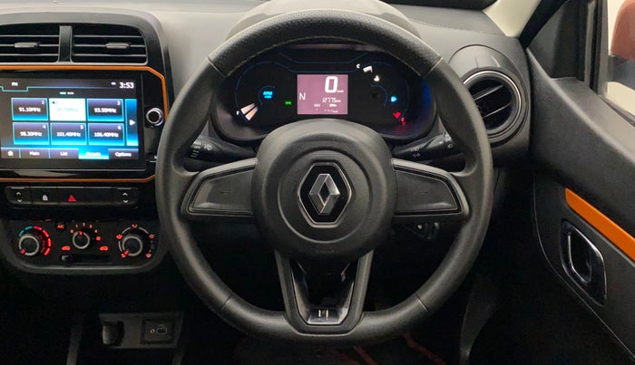 2020 Renault Kwid CLIMBER 1.0 AMT (O), Petrol, Automatic, 12,885 km, Steering Wheel Close Up