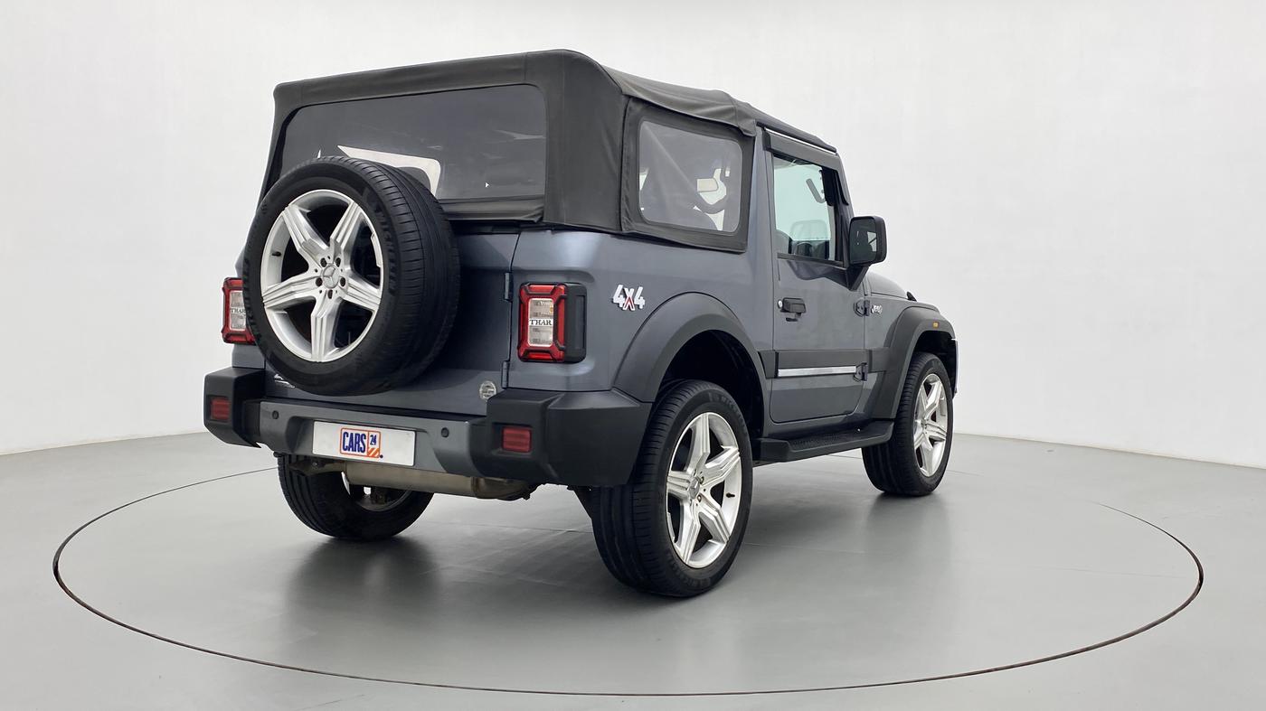 2020 Mahindra Thar LX  P 4WD AT CONVERTIBLE, Petrol, Automatic, 10,254 km, Right Back Diagonal