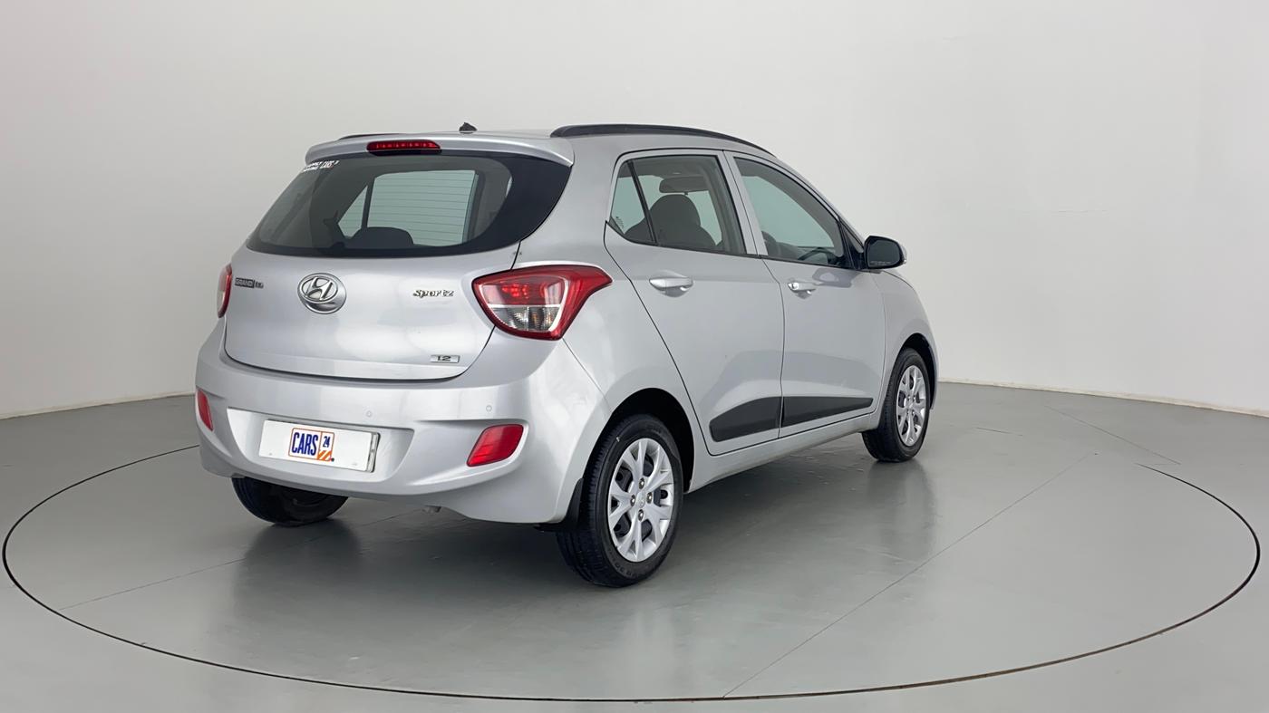 2016 Hyundai Grand i10 SPORTZ 1.2 KAPPA VTVT, Petrol, Manual, 19,930 km, Right Back Diagonal