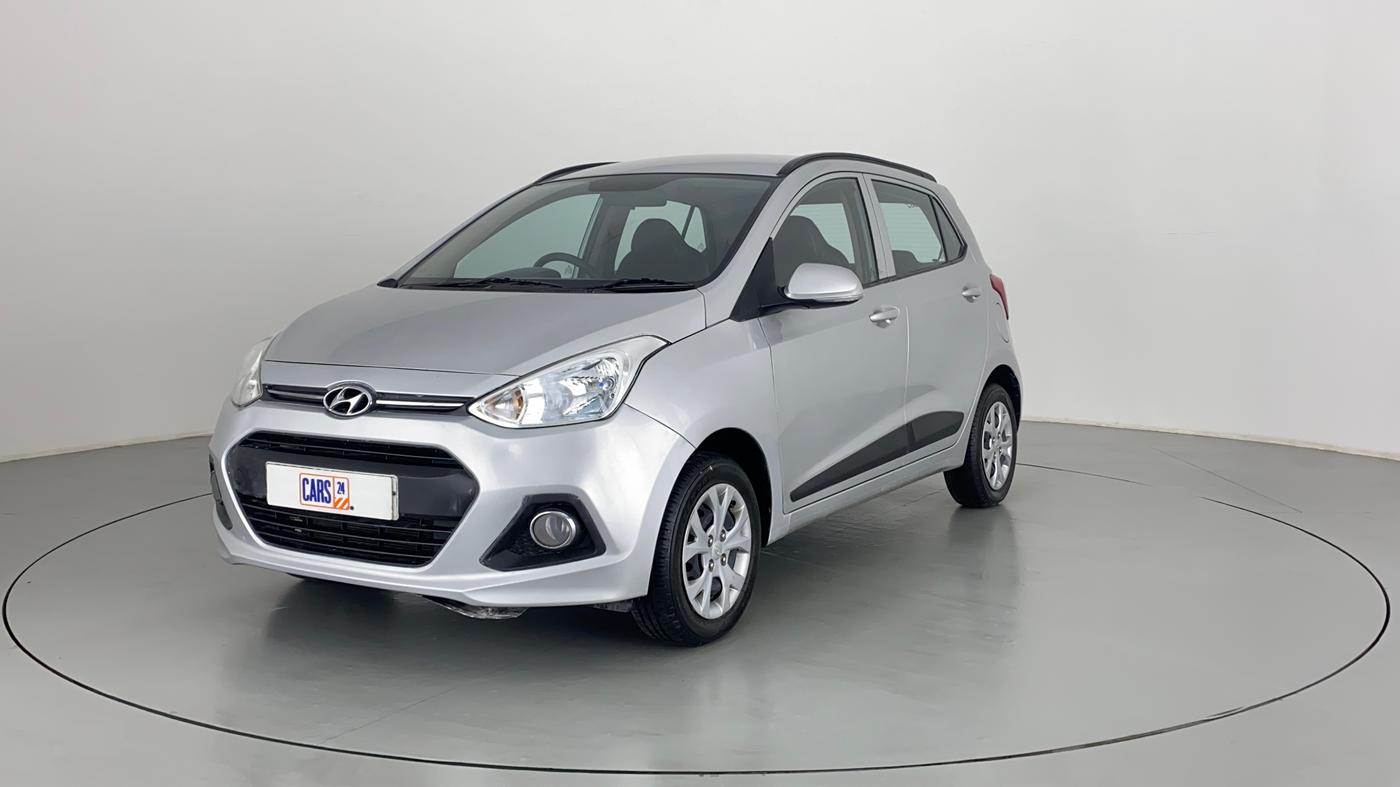 2016 Hyundai Grand i10 SPORTZ 1.2 KAPPA VTVT, Petrol, Manual, 19,930 km, Left Front Diagonal