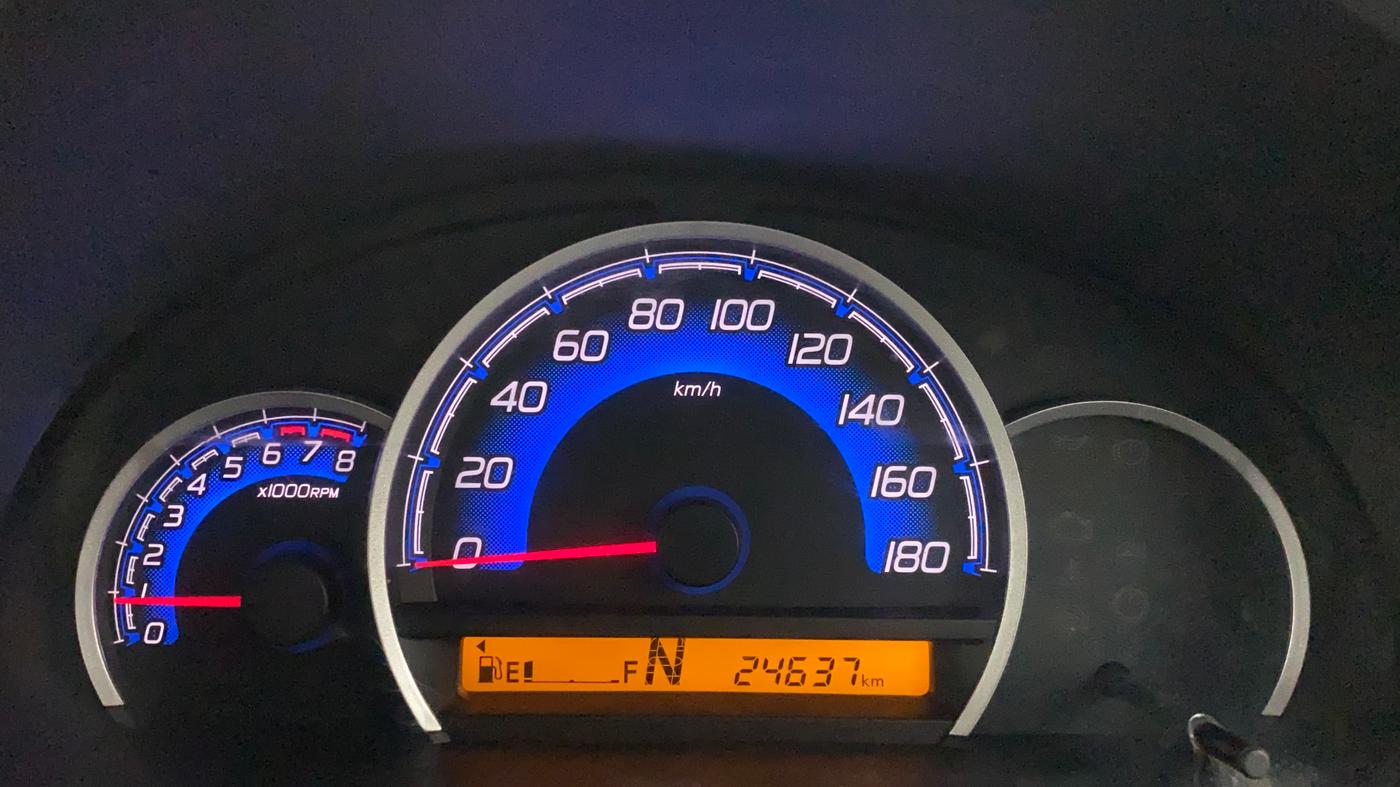 2017 Maruti Wagon R 1.0 VXI AMT, Petrol, Automatic, 24,637 km, Odometer Image