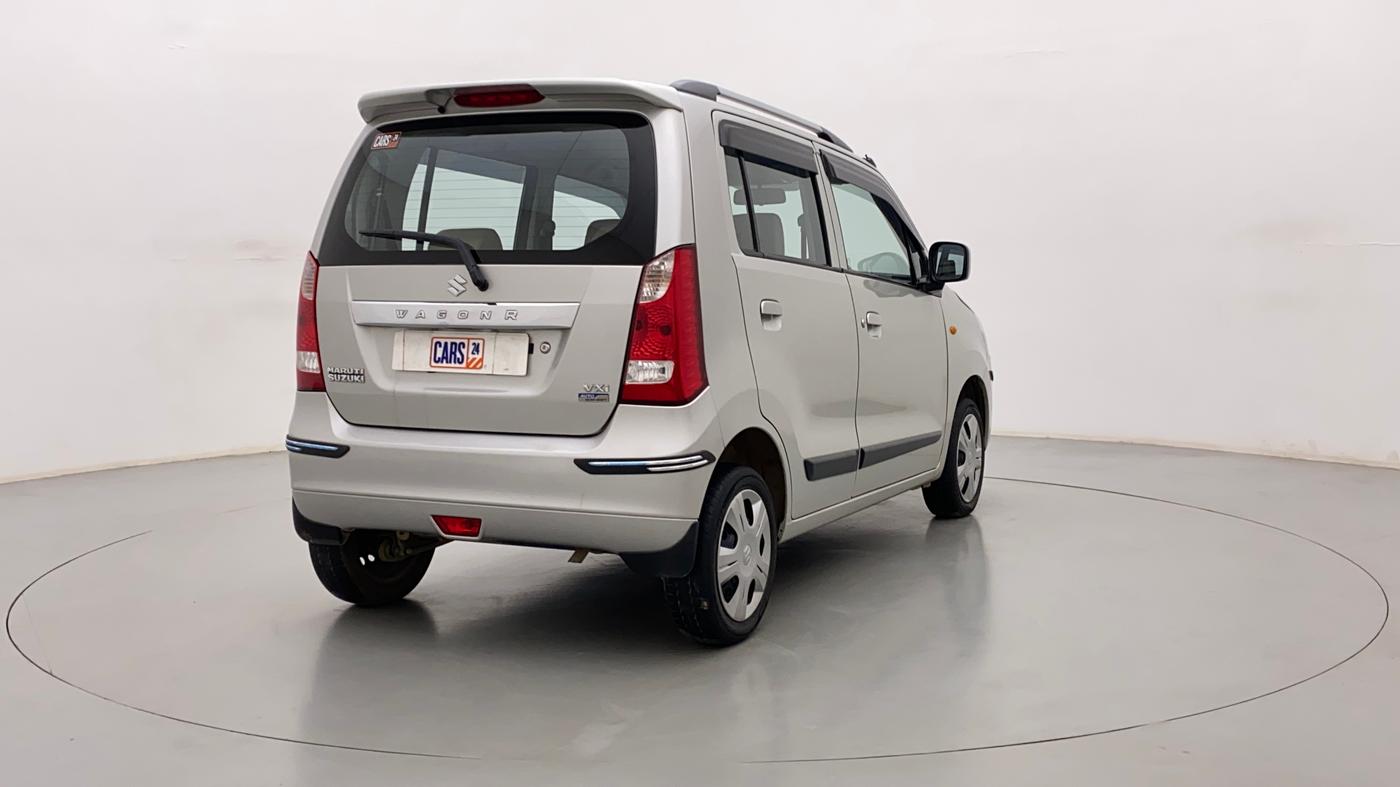 2017 Maruti Wagon R 1.0 VXI AMT, Petrol, Automatic, 24,637 km, Right Back Diagonal