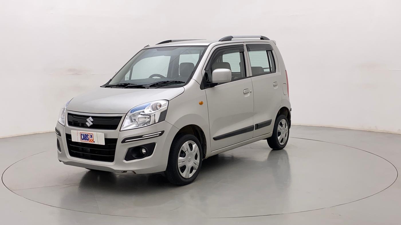 2017 Maruti Wagon R 1.0 VXI AMT, Petrol, Automatic, 24,637 km, Left Front Diagonal