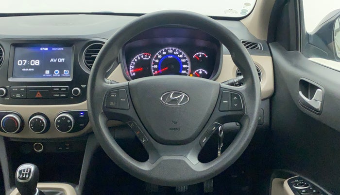 2018 Hyundai Grand i10 SPORTZ 1.2 KAPPA VTVT, Petrol, Manual, 28,806 km, Steering Wheel Close Up
