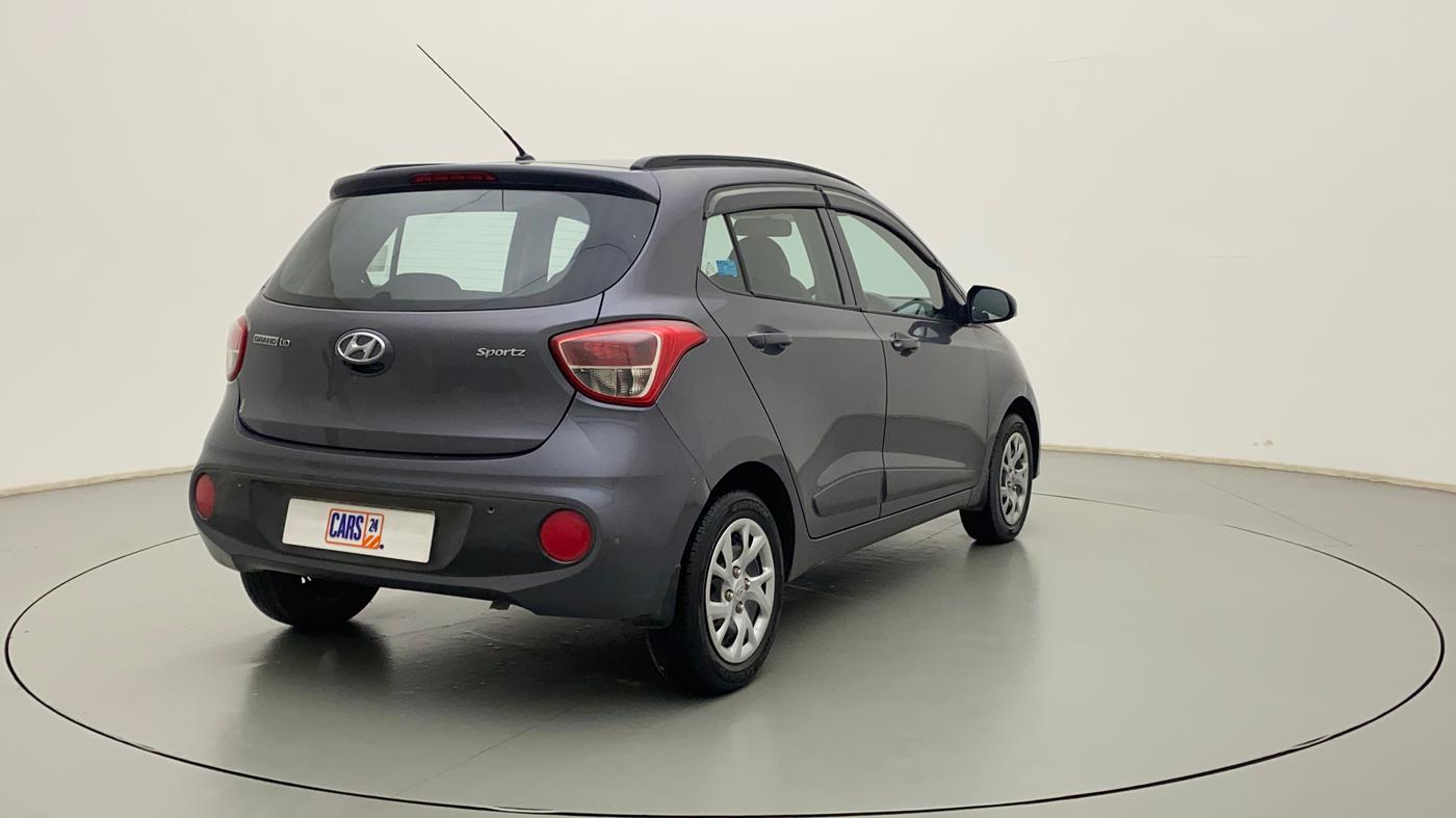 2018 Hyundai Grand i10 SPORTZ 1.2 KAPPA VTVT, Petrol, Manual, 28,806 km, Right Back Diagonal