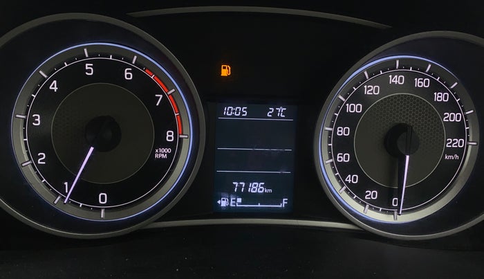 2018 Maruti Dzire ZXI PLUS, Petrol, Manual, 77,155 km, Odometer Image