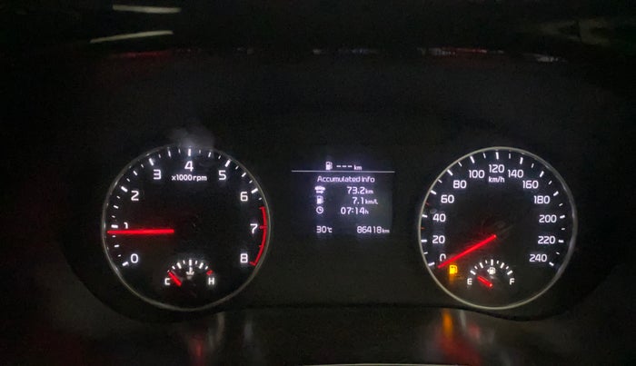 2021 KIA SELTOS HTK PLUS 1.5, Petrol, Manual, 86,407 km, Odometer Image