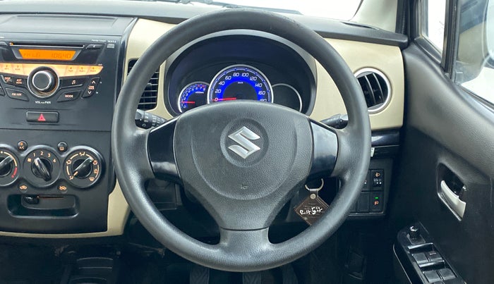 2017 Maruti Wagon R 1.0 VXI, Petrol, Manual, 82,388 km, Steering Wheel Close Up