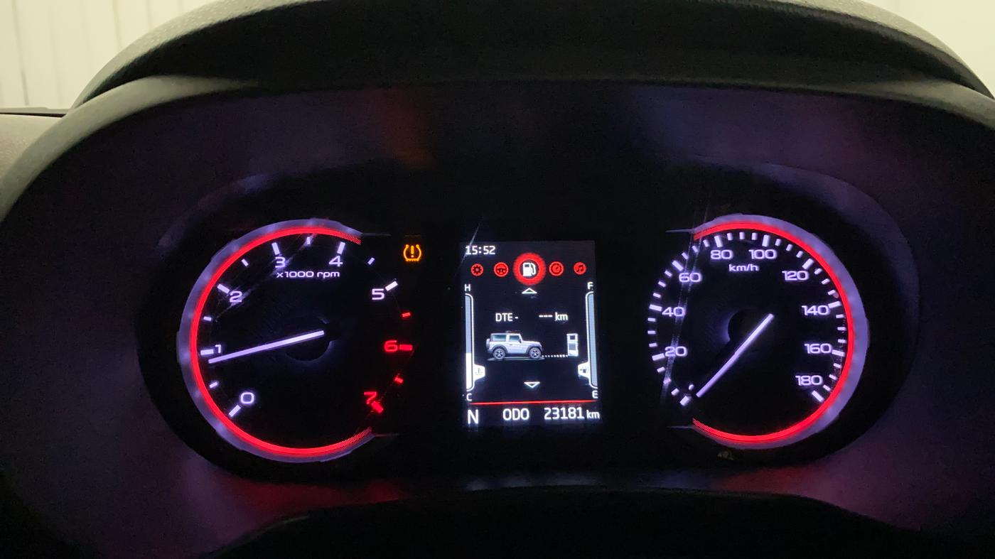 2023 Mahindra Thar LX HT PETROL 4WD MT, Petrol, Manual, 23,167 km, Odometer Image