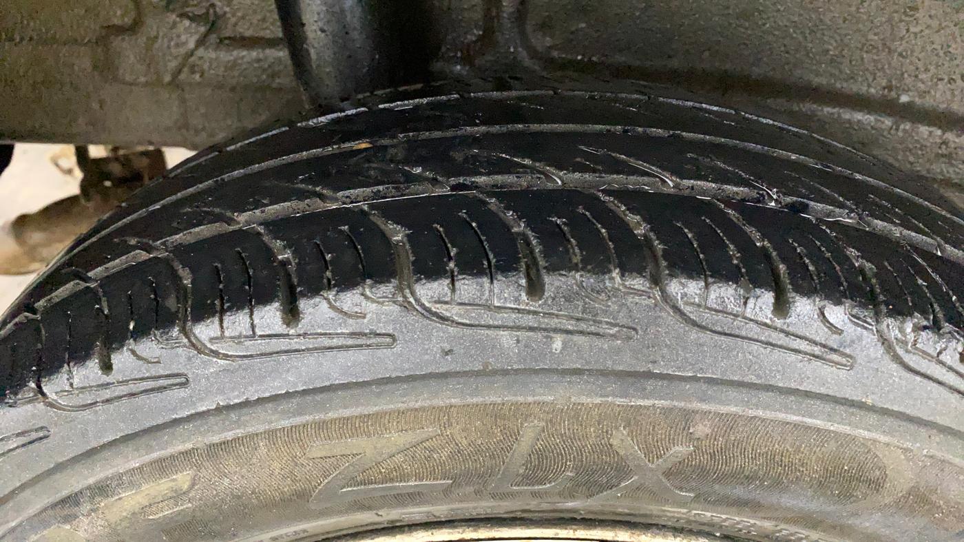 2020 Maruti New Wagon-R LXI CNG (O) 1.0, CNG, Manual, 1,15,224 km, Right Rear Tyre Tread