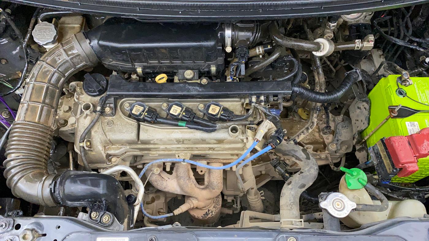 2020 Maruti New Wagon-R LXI CNG (O) 1.0, CNG, Manual, 1,15,224 km, Engine View