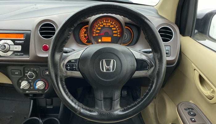 2013 Honda Amaze 1.2 SMT I VTEC, CNG, Manual, 91,509 km, Steering Wheel Close Up