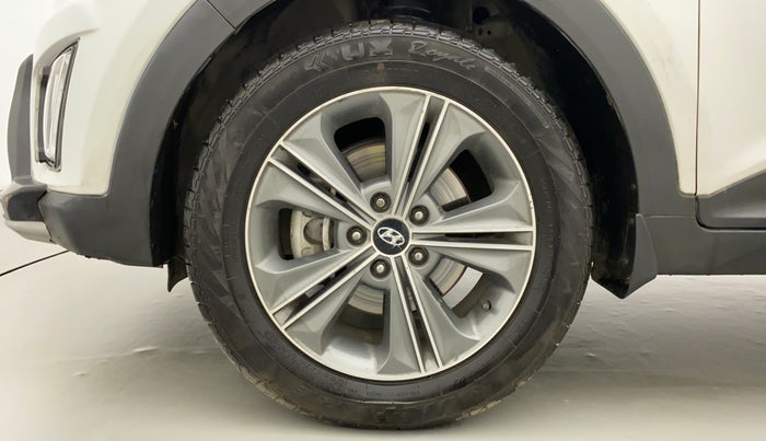 2017 Hyundai Creta SX PLUS AT 1.6 PETROL, Petrol, Automatic, 96,743 km, Left Front Wheel