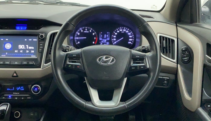 2017 Hyundai Creta SX PLUS AT 1.6 PETROL, Petrol, Automatic, 96,743 km, Steering Wheel Close Up
