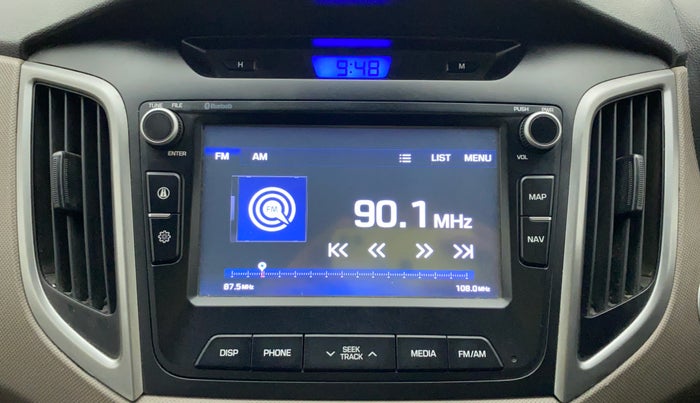 2017 Hyundai Creta SX PLUS AT 1.6 PETROL, Petrol, Automatic, 96,743 km, Infotainment System