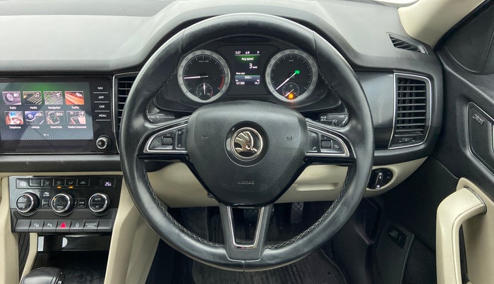 2018 Skoda Kodiaq STYLE 2.0 TDI 4X4 AT, Diesel, Automatic, 1,21,906 km, Steering Wheel Close Up