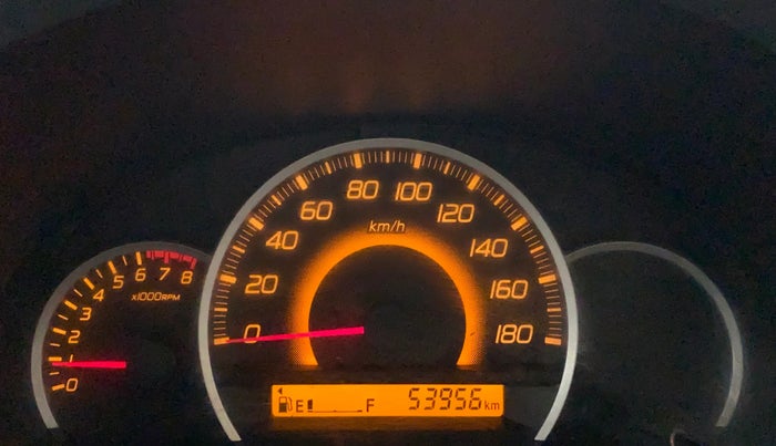 2013 Maruti Wagon R 1.0 VXI, Petrol, Manual, 54,025 km, Odometer Image