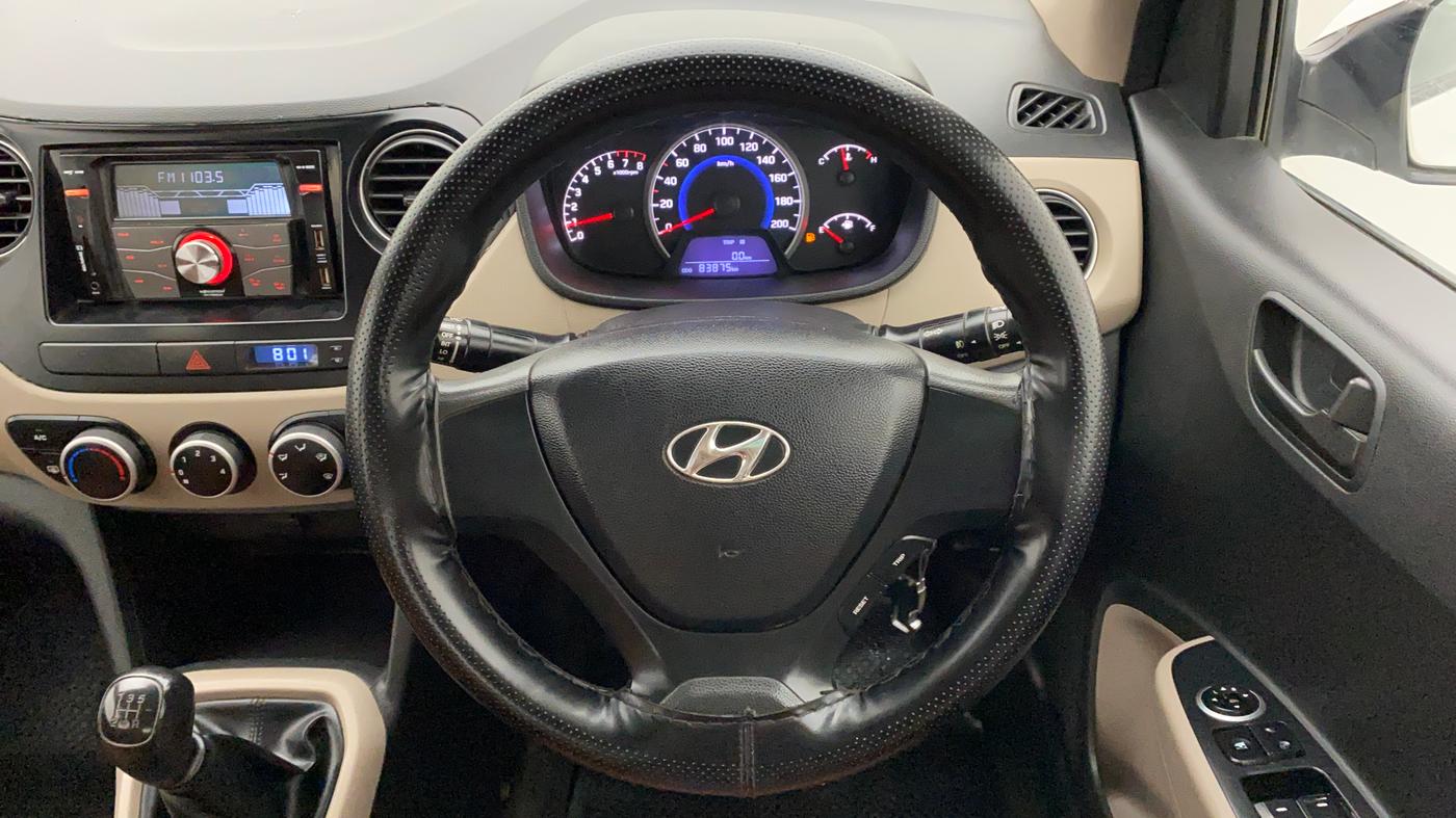 2014 Hyundai Grand i10 MAGNA 1.2 VTVT, Petrol, Manual, 83,937 km, Steering Wheel Close Up