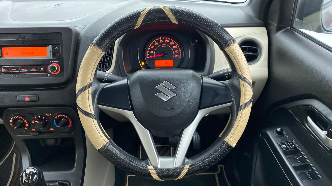 2020 Maruti New Wagon-R VXI 1.0, Petrol, Manual, 13,957 km, Steering Wheel Close Up