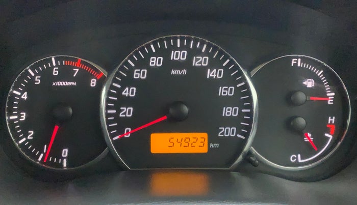 2011 Maruti Swift VXI, Petrol, Manual, 54,923 km, Odometer Image