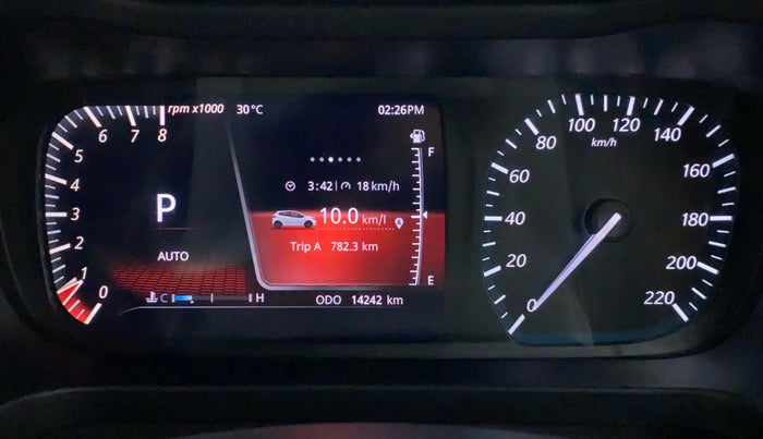 2022 Tata ALTROZ XZ PLUS PETROL DARK EDITION, Petrol, Manual, 14,242 km, Odometer Image