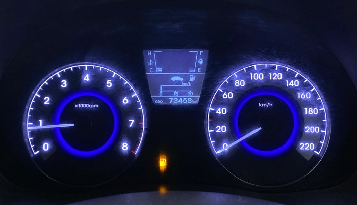 2013 Hyundai Verna FLUIDIC 1.6 SX VTVT, Petrol, Manual, 73,632 km, Odometer Image