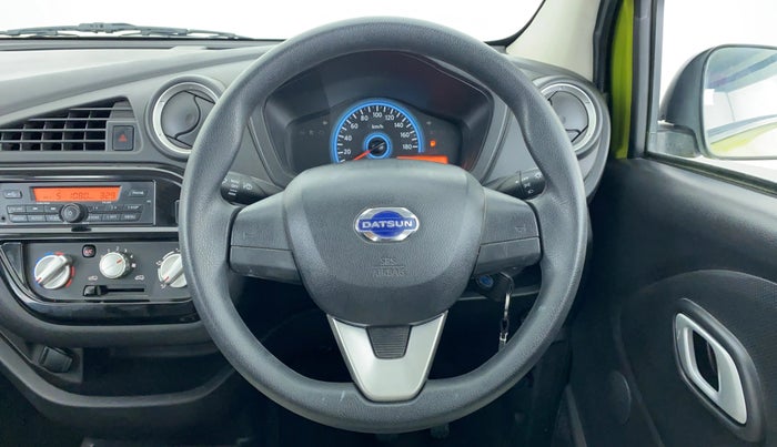 2018 Datsun Redi Go 1.0 S AT, Petrol, Automatic, 4,441 km, Steering Wheel Close Up