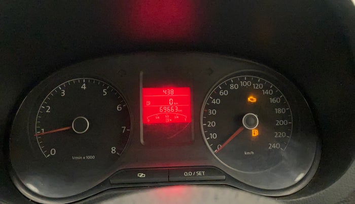 2013 Volkswagen Polo HIGHLINE1.2L, Petrol, Manual, 69,600 km, Odometer Image