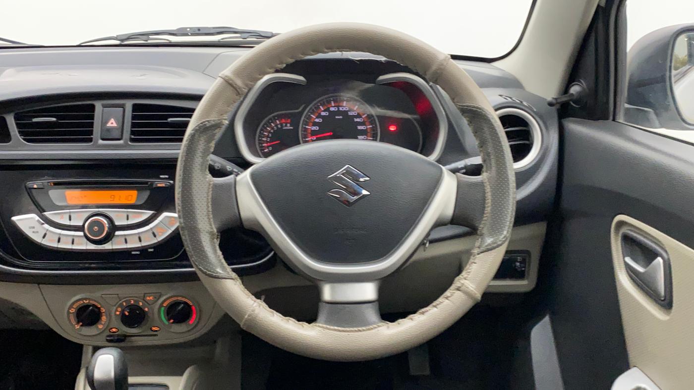 2017 Maruti Alto K10 VXI AMT, Petrol, Automatic, 27,055 km, Steering Wheel Close Up