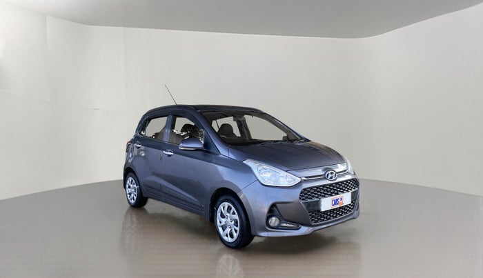2017 Hyundai Grand i10 1.2 KAPPA SPORTZ (O), Petrol, Manual, 60,242 km, Right Front Diagonal