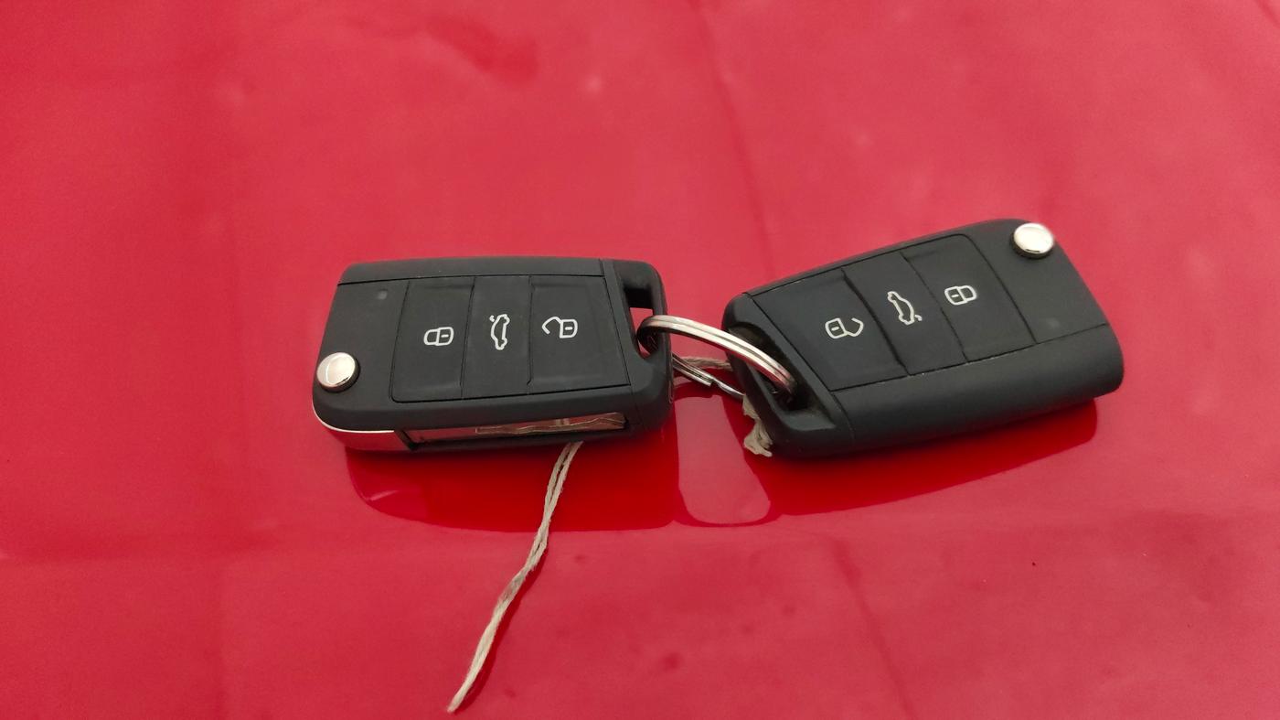 2021 Skoda KUSHAQ STYLE 1.0L TSI AT, Petrol, Automatic, 13,028 km, Key Close Up