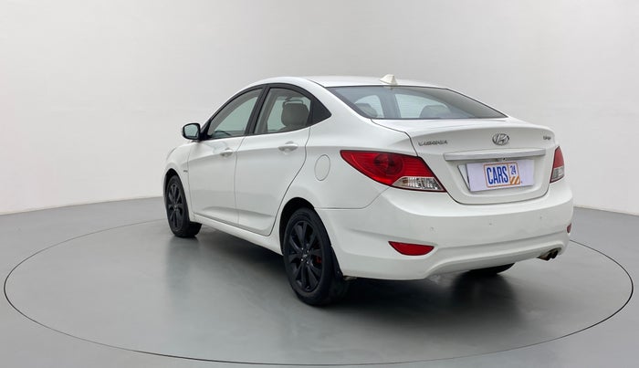 2014 Hyundai Verna FLUIDIC 1.6 VTVT SX AT, Petrol, Automatic, 32,528 km, Left Back Diagonal