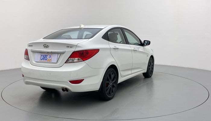 2014 Hyundai Verna FLUIDIC 1.6 VTVT SX AT, Petrol, Automatic, 32,528 km, Right Back Diagonal