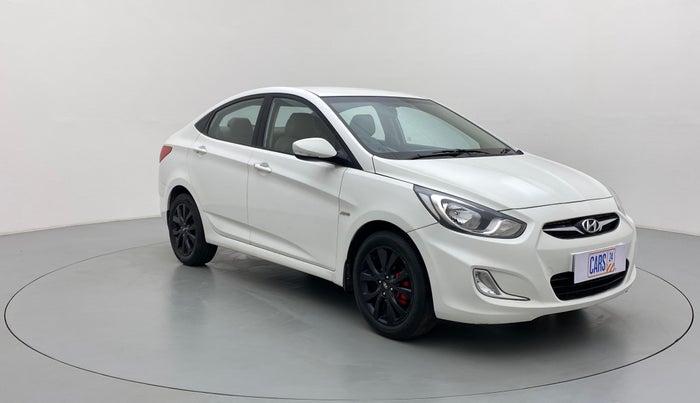 2014 Hyundai Verna FLUIDIC 1.6 VTVT SX AT, Petrol, Automatic, 32,528 km, Right Front Diagonal